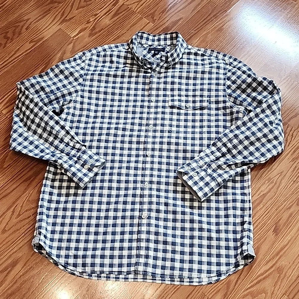 Banana republic xl 17-17 1/2 button down‎ long sleeve shirt
